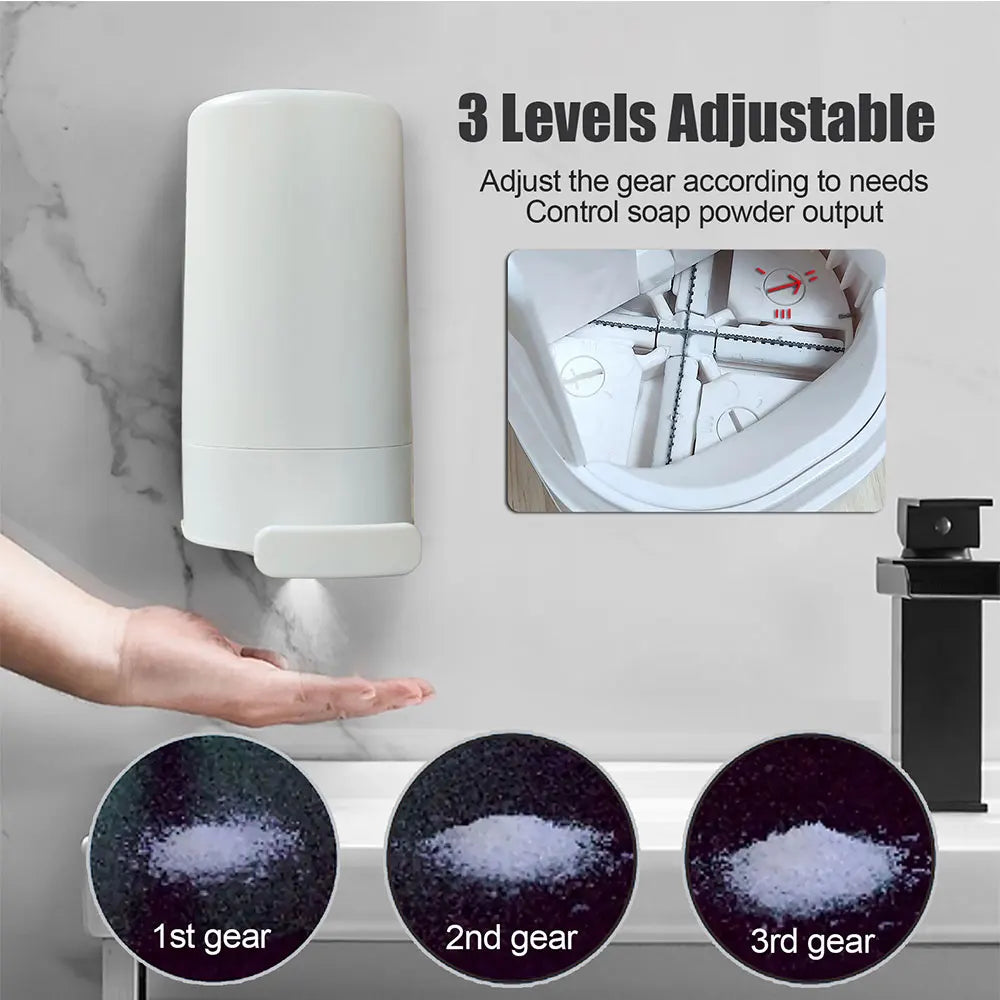 Portable Wall-mounted Soap Powder Grinder Box, Waterproof